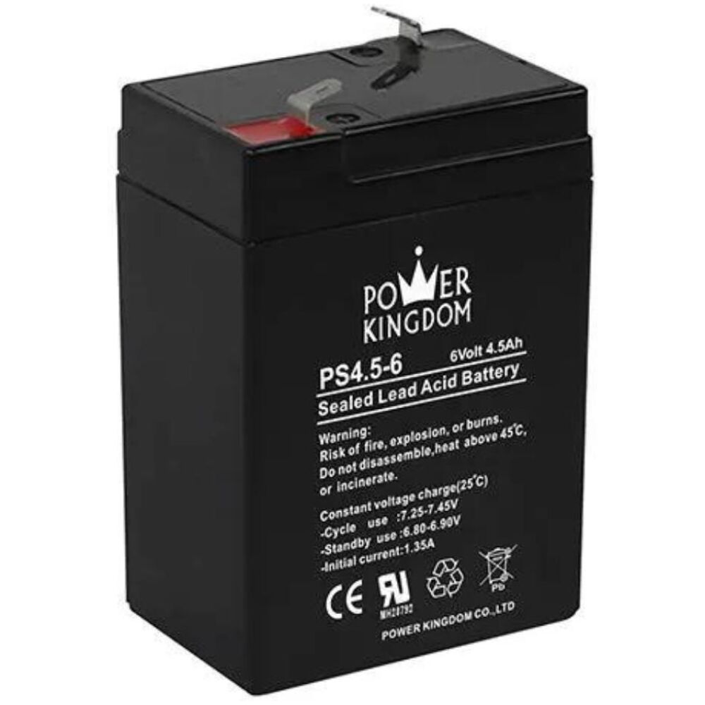 POWER KINGDOM BATTERY 6V 4.5AH