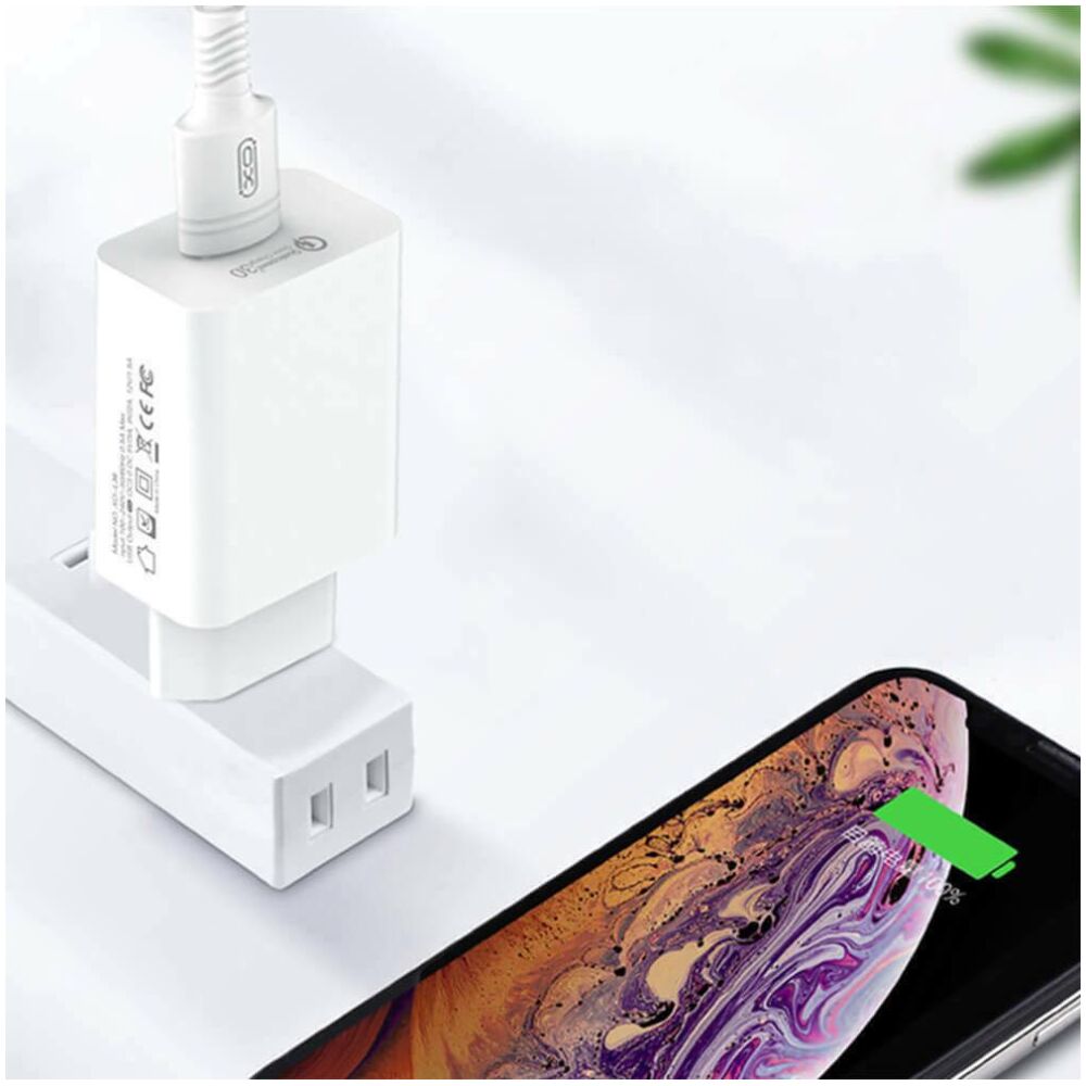 XO L36 ΦΟΡΤΙΣΤΗΣ QC3.0, 1 ΘΥΡΑ, ΚΑΛΩΔΙΟ TYPE-C - Image 2