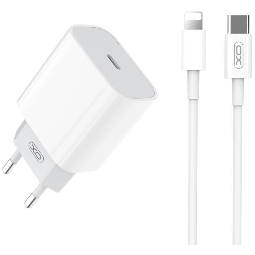 XO L77 ΦΟΡΤΙΣΤΗΣ, 20W, 1 ΘΥΡΑ PD ΜΕ ΚΑΛΩΔΙΟ PD ΣΕ LIGHTNING