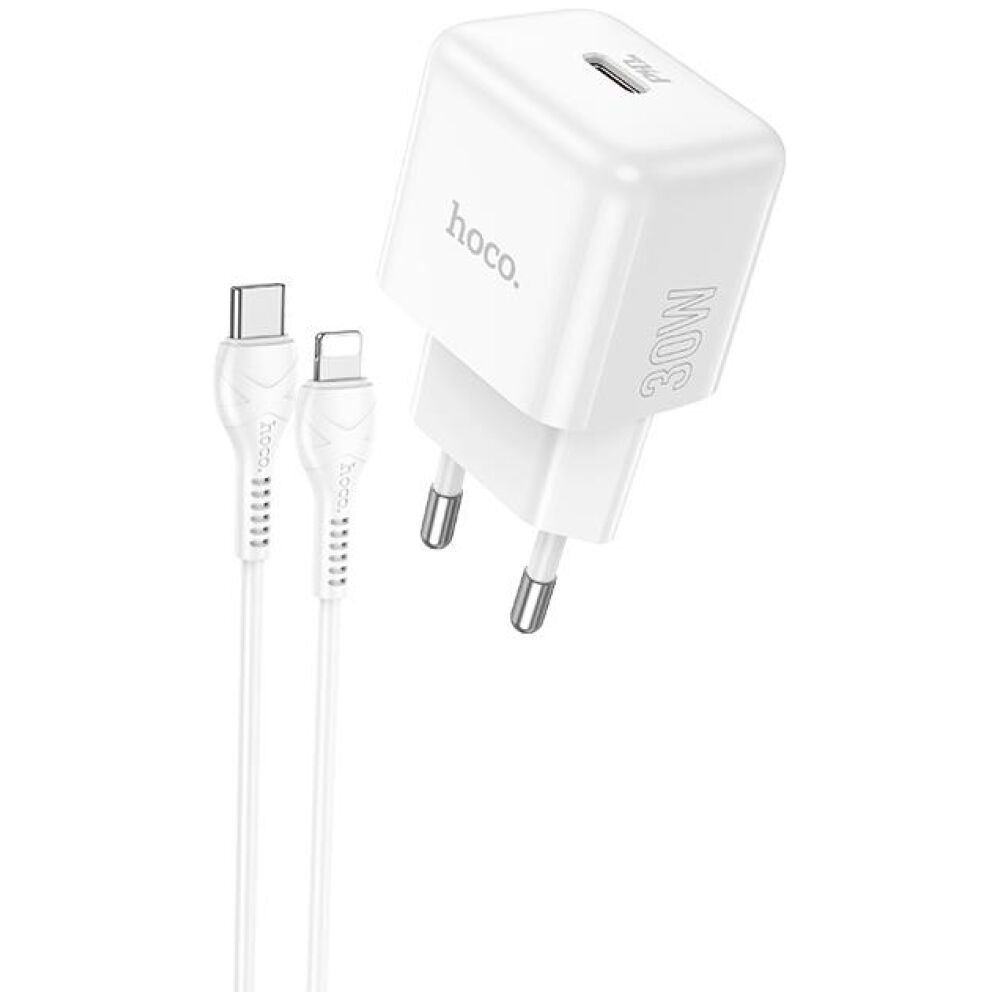 HOCO N32 ΦΟΡΤΙΣΤΗΣ GLORY ΜΕ ΚΑΛΩΔΙΟ PD ΣΕ LIGHTNING, PD30W, 1 ΘΥΡΑ
