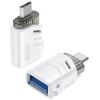 XO NB256C USB-A FEMALE TO MICRO OTG ADAPTER, ΛΕΥΚΟ