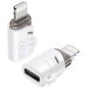 XO NB256E TYPE-C FEMALE TO LIGHTNING MALE ADAPTER, ΛΕΥΚΟ