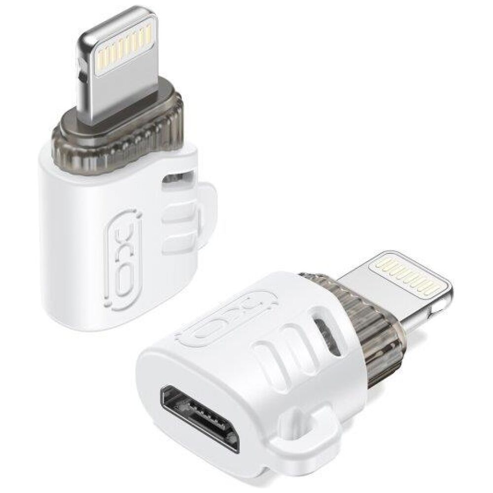 XO NB256F MICRO FEMALE TO LIGHTNING MALE ADAPTER, ΛΕΥΚΟ