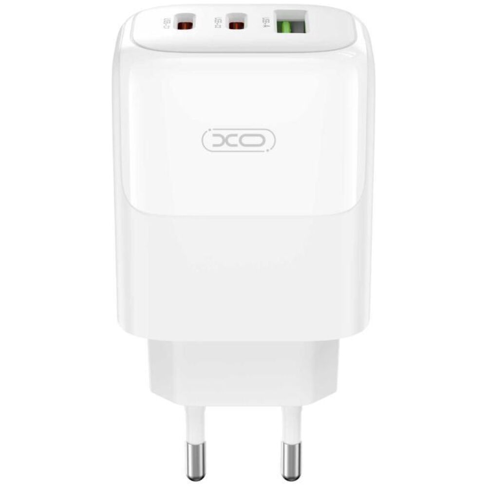 XO L139 ΦΟΡΤΙΣΤΗΣ 65W GAN NITRIDE 1 ΘΥΡΑ USB + 2 ΘΥΡΕΣ PD, ΛΕΥΚΟΣ