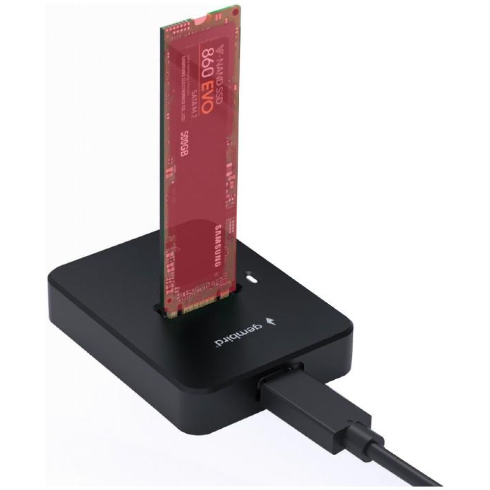 GEMBIRD ΒΑΣΗ HDD - DOCKING STATION ΜΑΥΡΟ USB Type-C M.2 SATA