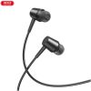 XO EP57 ΑΚΟΥΣΤΙΚΑ CROWN IN EAR 3.5MM JACK , ΜΑΥΡΑ