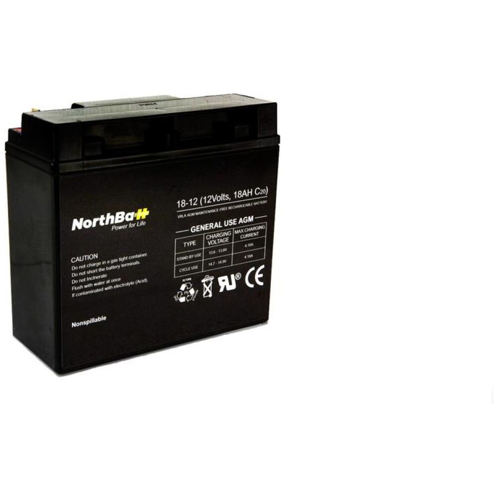 NORTHBAT BATTERY 12V 18AH