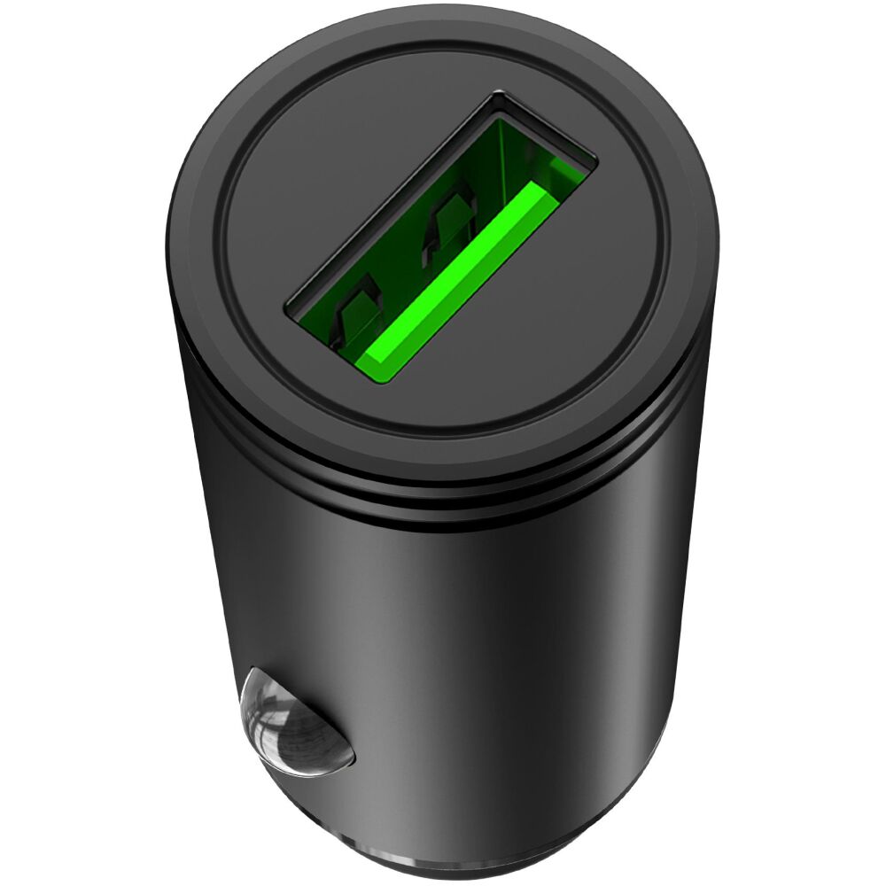 XO CC39 ΦΟΡΤΙΣΤΗΣ ΑΥΤΟΚΙΝΗΤΟΥ 18W QC3.0, ΜΕΤΑΛΛΙΚΟΣ, 1 ΘΥΡΑ, ΜΑΥΡΟΣ - Image 2