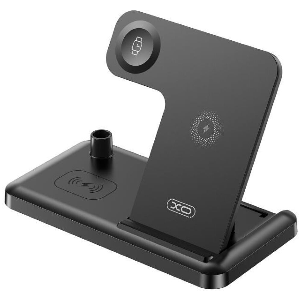 XO WX033 ΑΣΥΡΜΑΤΟΣ ΦΟΡΤΙΣΤΗΣ 4 ΣΕ 1, 15W, ΜΑΥΡΟΣ