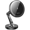 HOCO HW26 JACQUES METAL MAGNETIC ΑΣΥΡΜΑΤΟ ΓΡΗΓΟΡΗΣ ΦΟΡΤΙΣΗΣ CAR HOLDER, ΜΑΥΡΟ-ΓΚΡΙ