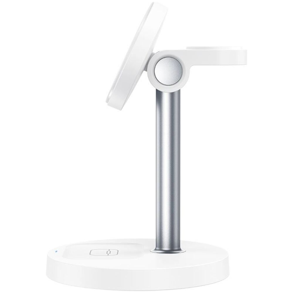 XO CX038 DESKTOP HOLDER 15W ΑΣΥΡΜΑΤΟΣ ΦΟΡΤΙΣΤΗΣ 3-IN-1, ΛΕΥΚΟΣ