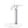 XO CX038 DESKTOP HOLDER 15W ΑΣΥΡΜΑΤΟΣ ΦΟΡΤΙΣΤΗΣ 3-IN-1, ΛΕΥΚΟΣ