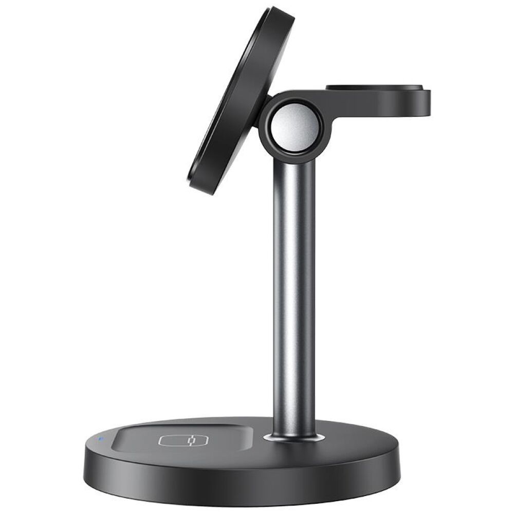 XO CX038 DESKTOP HOLDER 15W ΑΣΥΡΜΑΤΟΣ ΦΟΡΤΙΣΤΗΣ 3-IN-1, ΜΑΥΡΟΣ