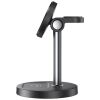 XO CX038 DESKTOP HOLDER 15W ΑΣΥΡΜΑΤΟΣ ΦΟΡΤΙΣΤΗΣ 3-IN-1, ΜΑΥΡΟΣ