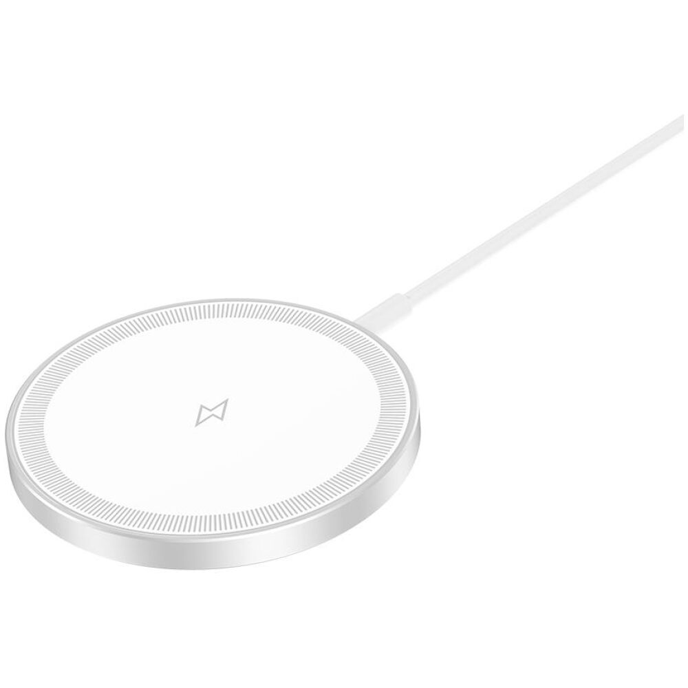 XO CX037 IPHONE MAGNETIC METAL ΑΣΥΡΜΑΤΟΣ ΦΟΡΤΙΣΤΗΣ 15W 3-IN-1, ΛΕΥΚΟΣ