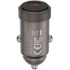 XO CC70 MINI METAL ΦΟΡΤΙΣΤΗΣ ΑΥΤΟΚΙΝΗΤΟΥ, PD30W, 1 ΘΥΡΑ PD, ΜΑΥΡΟΣ