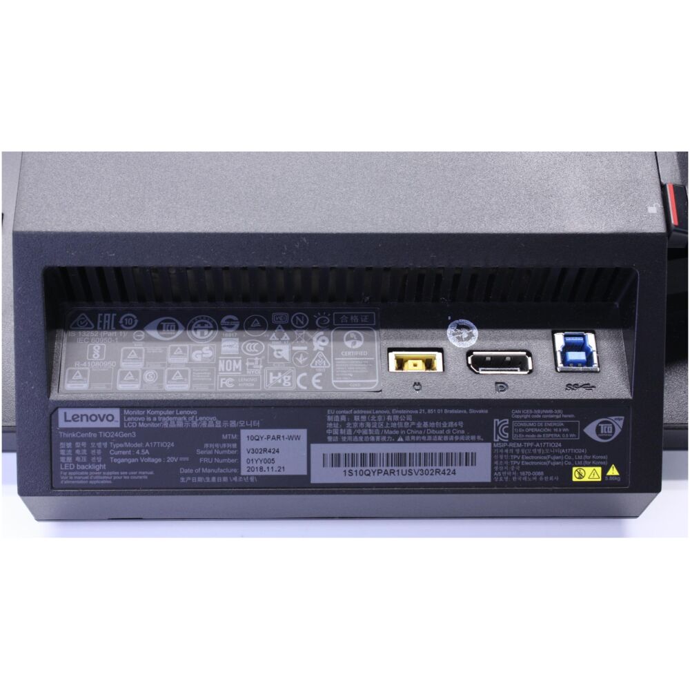 REF AIO LENOVO TINY IN ONE GEN 3, 24", i5 9500T, 16GB, 512GB SSD WIN 11 PRO- GRADE A - Image 6