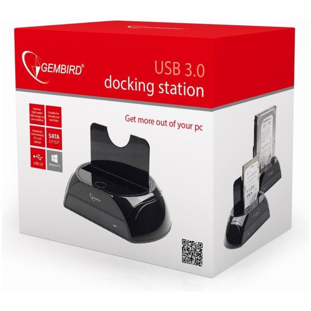 GEMBIRD ΒΑΣΗ HDD - DOCKING STATION SATA ΜΑΥΡΟ USB 3.0 - Image 3
