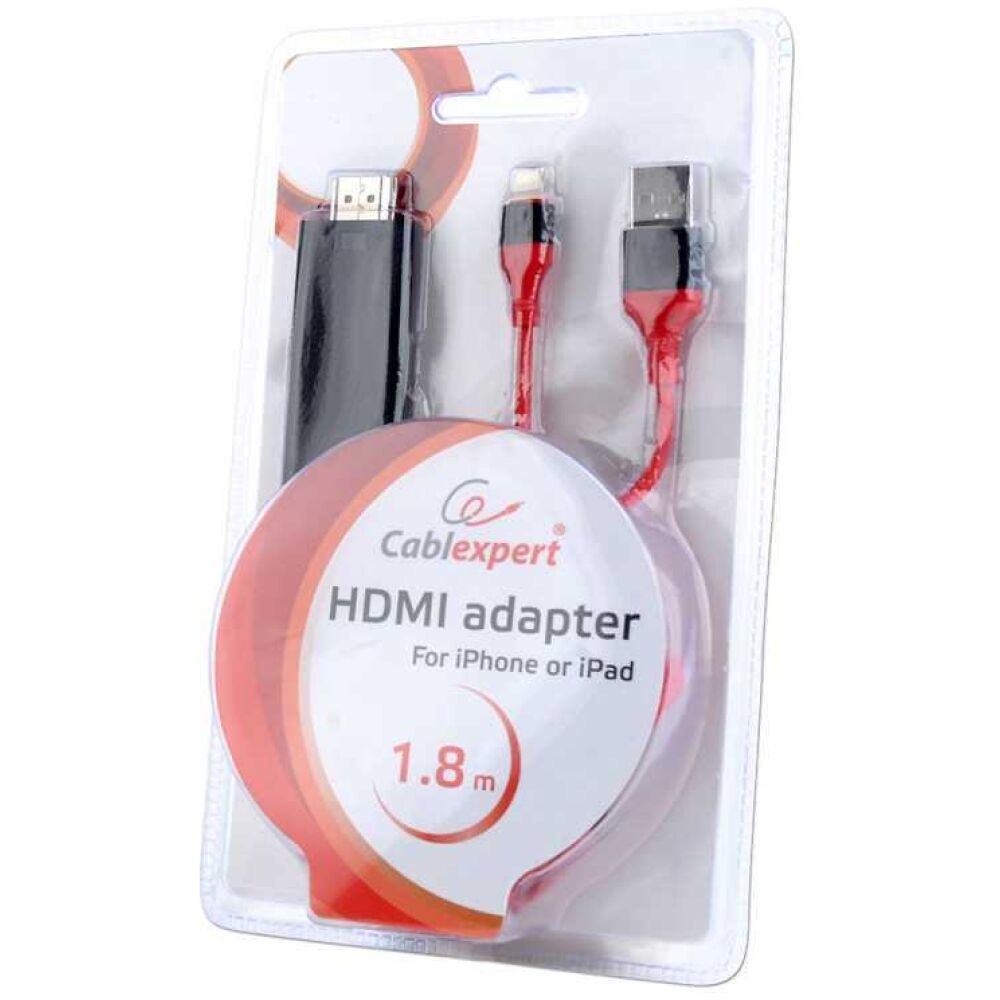 CABLEXPERT ΚΑΛΩΔΙΟ MHL HDMI ΓΙΑ APPLE ΣΥΣΚΕΥΕΣ , 1.8m - Image 2