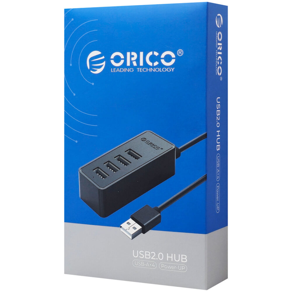 ORICO USB hub W5P-U2, 4x θυρών, USB 2.0, 480Mbps, USB σύνδεση, 1m καλώδιο, μαύρο - Image 5