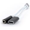CABLEXPERT ΚΑΛΩΔΙΟ TYPE-C ΣΕ 3.5mm STEREO+POWER ΜΑΥΡΟ