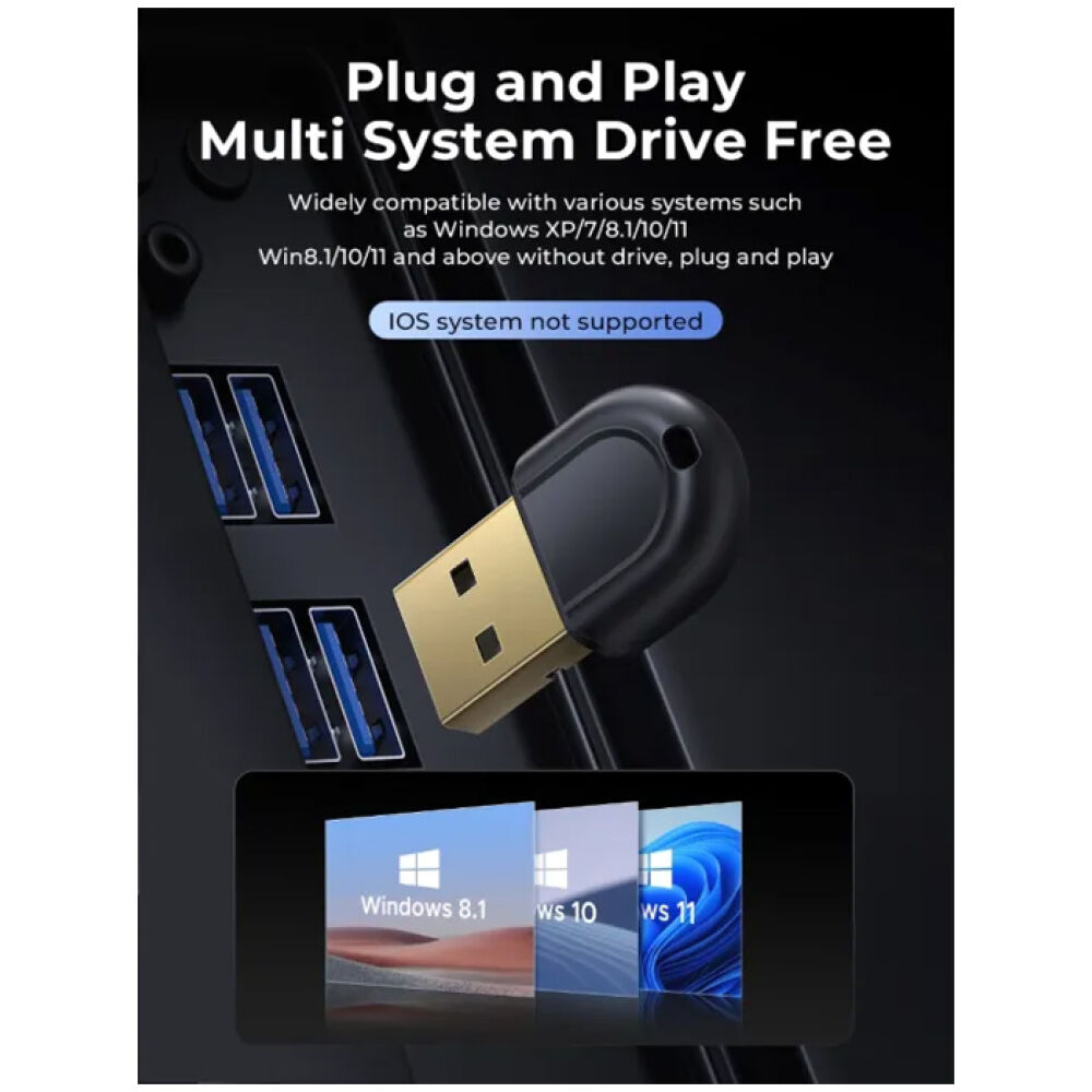 ORICO USB αντάπτορας Bluetooth 5.3 BTA-53, μαύρος - Image 3