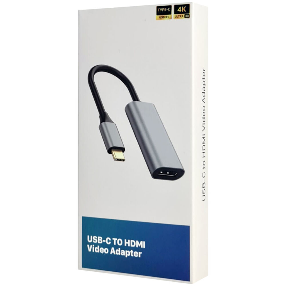 POWERTECH αντάπτορας USB-C σε HDMI CAB-UC086, 4K/60Hz, γκρι - Image 4