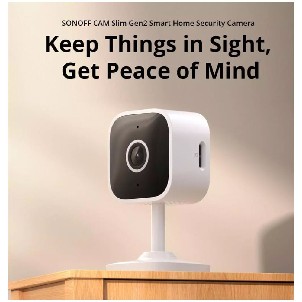 SONOFF smart κάμερα CAM-S2, 2MP, WiFi, SD - Image 2