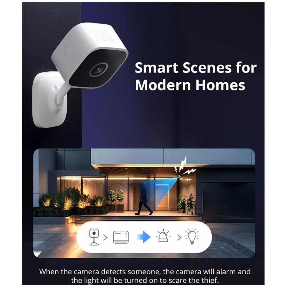 SONOFF smart κάμερα CAM-S2, 2MP, WiFi, SD - Image 10