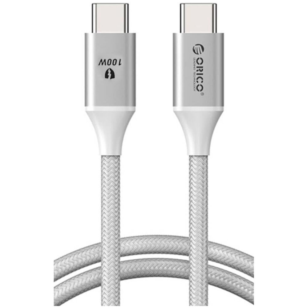 ORICO καλώδιο USB-C CDX-100CC, 100W, 480Mbps, 1m, λευκό