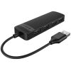 ORICO USB hub FL02, 4x θυρών, USB 2.0, 480Mbps, USB σύνδεση, μαύρο