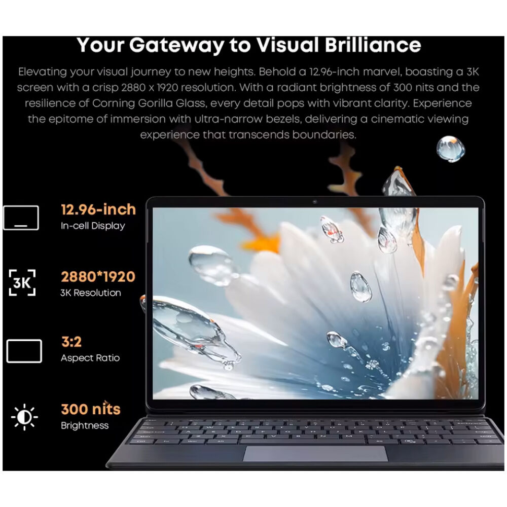 CHUWI tablet Hi10 Max με πληκτρολόγιο/στυλό αφής/θήκη, 12.9", 12/512GB, Windows 11 Pro, 4800mAh, γκρι - Image 2