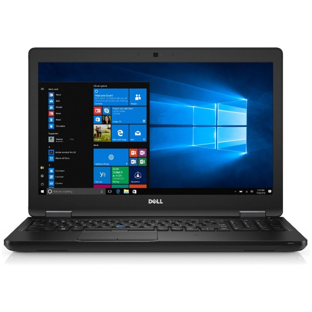 DELL Laptop Latitude 5580, Refurbished Grade A, i5-6300U, 8/256GB M.2, 15.6", Cam, Intel HD Graphics 520, FreeDOS