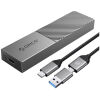 ORICO θήκη για M.2 NVME SSD M206C3-G2, 10Gbps, γκρι