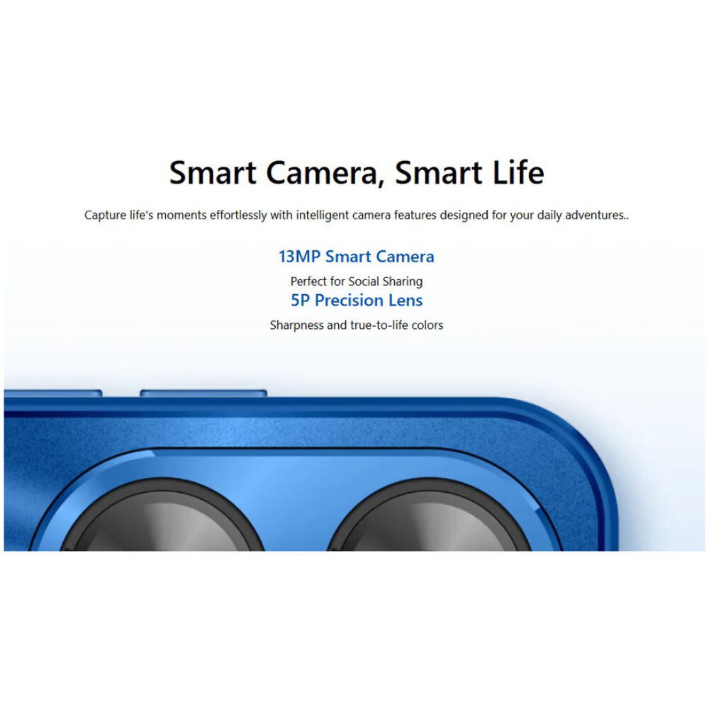 MEIZU smartphone Mblue 21, 6.79", 6/128GB, 4900mAh, μαύρο - Image 3