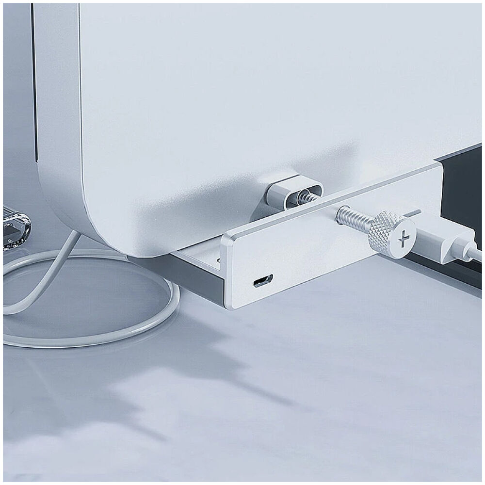 ORICO USB hub MH4PU-P με σφιγκτήρα, 4x θυρών, 5Gbps, USB σύνδεση, ασημί - Image 4