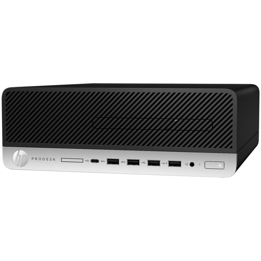 HP PC ProDesk 600 G4 SFF, Refurbished Grade A Repainted, i3-8100, 8/256GB SSD, DVD-RW, FreeDOS