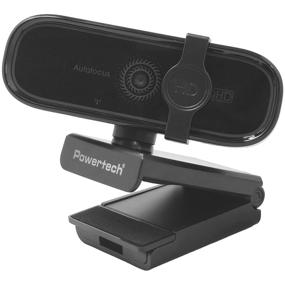 POWERTECH web camera PT-1427, 5MP, 2K QHD, αυτόματη εστίαση, 1.5m, μαύρη - Image 3