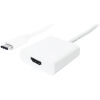 POWERTECH αντάπτορας USB Type-C σε HDMI PTH-037, 4K, λευκό