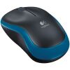 Logitech M185 Optical Mouse (2236) (Black/Blue, Wireless) (LOGM185BLKBLUE)