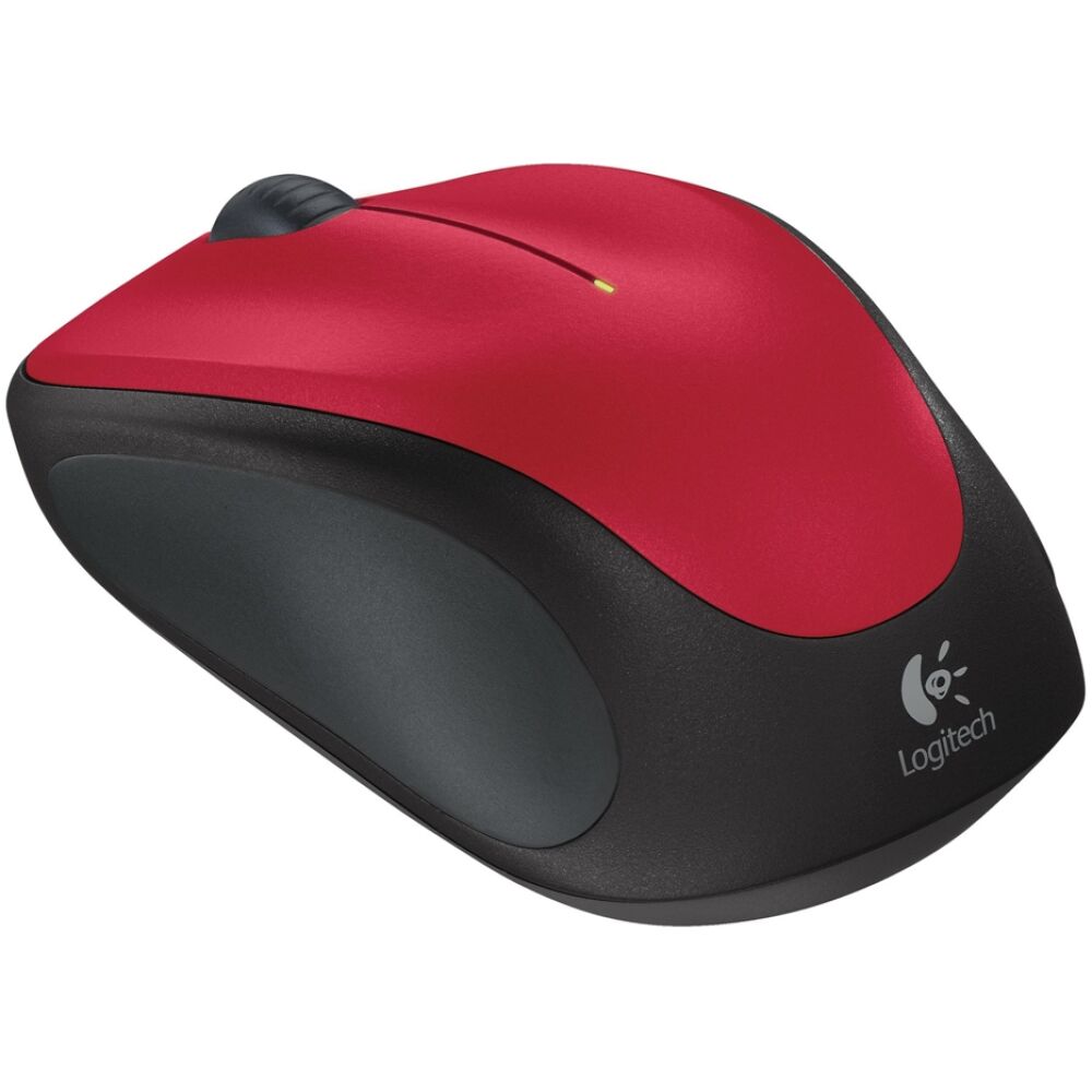 Logitech M235 Optical Mouse (Red, Wireless) (LOGM235RED)