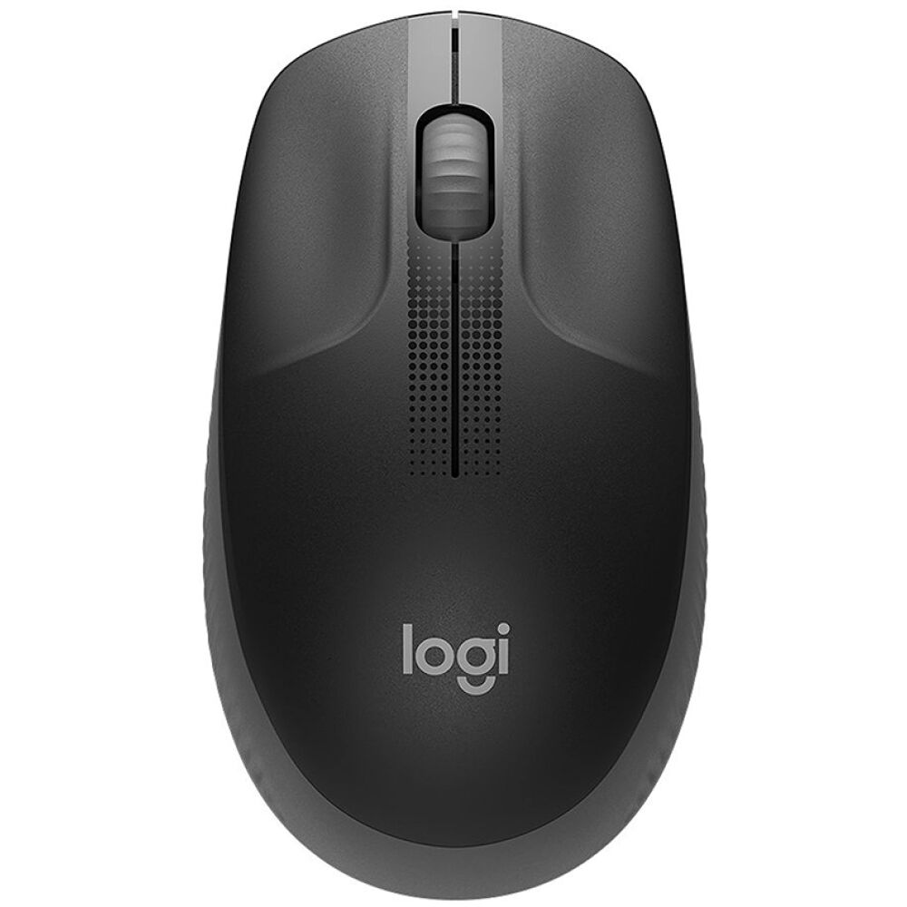 Logitech M190 Full-Size Wireless Mouse Black (910-005905)