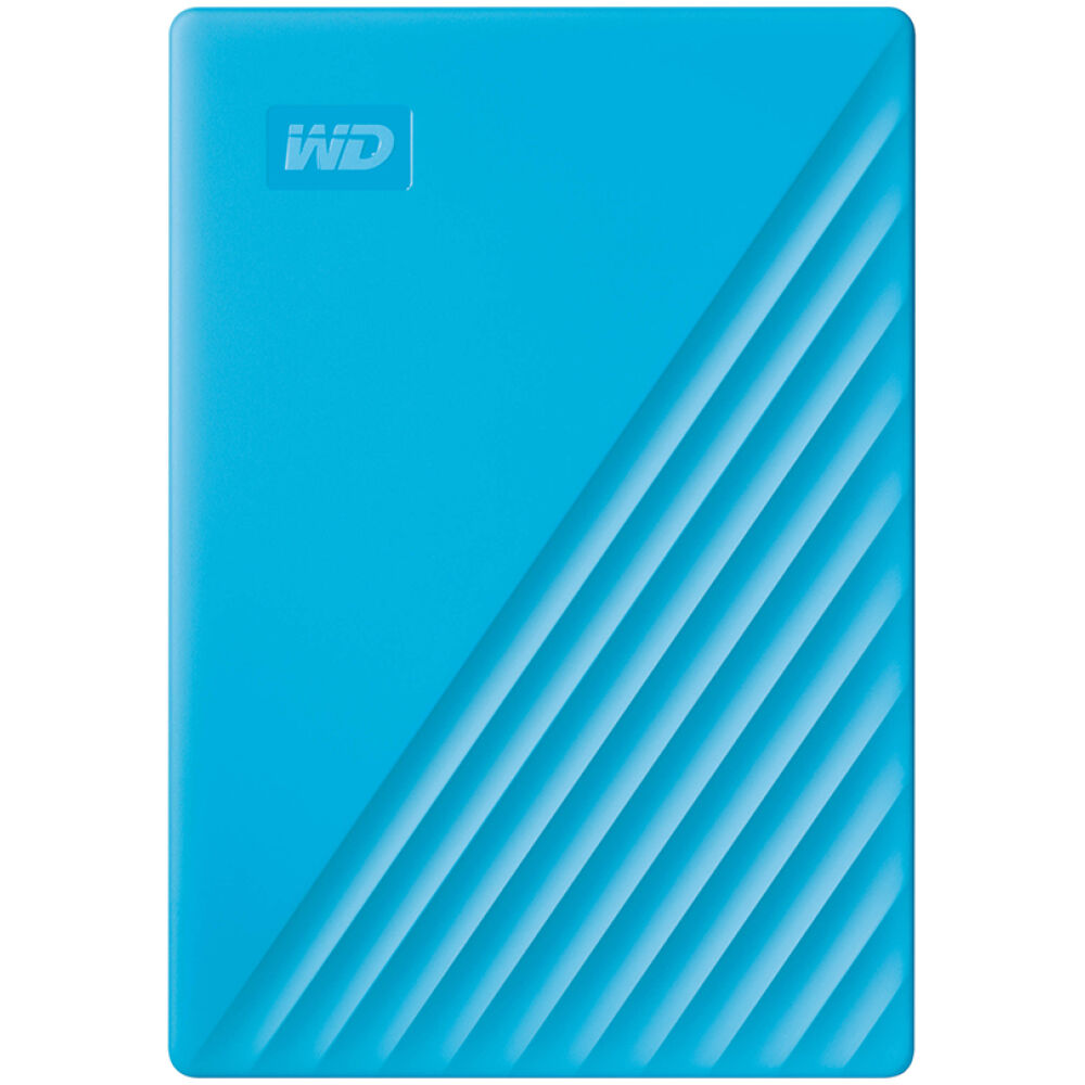 Western Digital My Passport 4TB External USB 3.2 Gen 1 Portable Hard Drive (Blue) (WDBPKJ0040BBL-WESN)