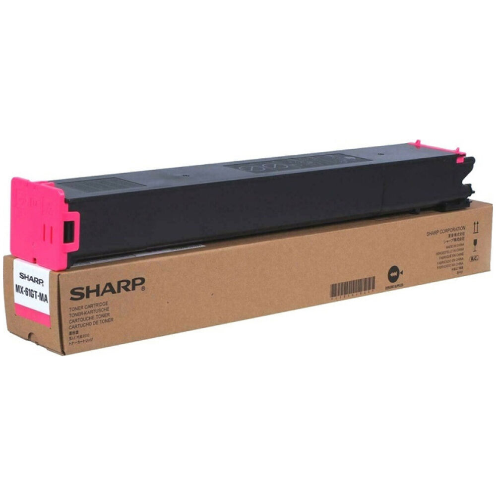 Sharp toner cartridge high capacity magenta  for use in Sharp MX-2630 N/ -2651/ -3061 and -3571 (MX61GTMA) (SHAMX61GTMA)