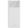 Baseus Bipow Overseas Edition Power Bank 10000mAh 20W με 2 Θύρες USB-A και Θύρα USB-C Λευκό (PPBD050502) (BASPPBD050502)