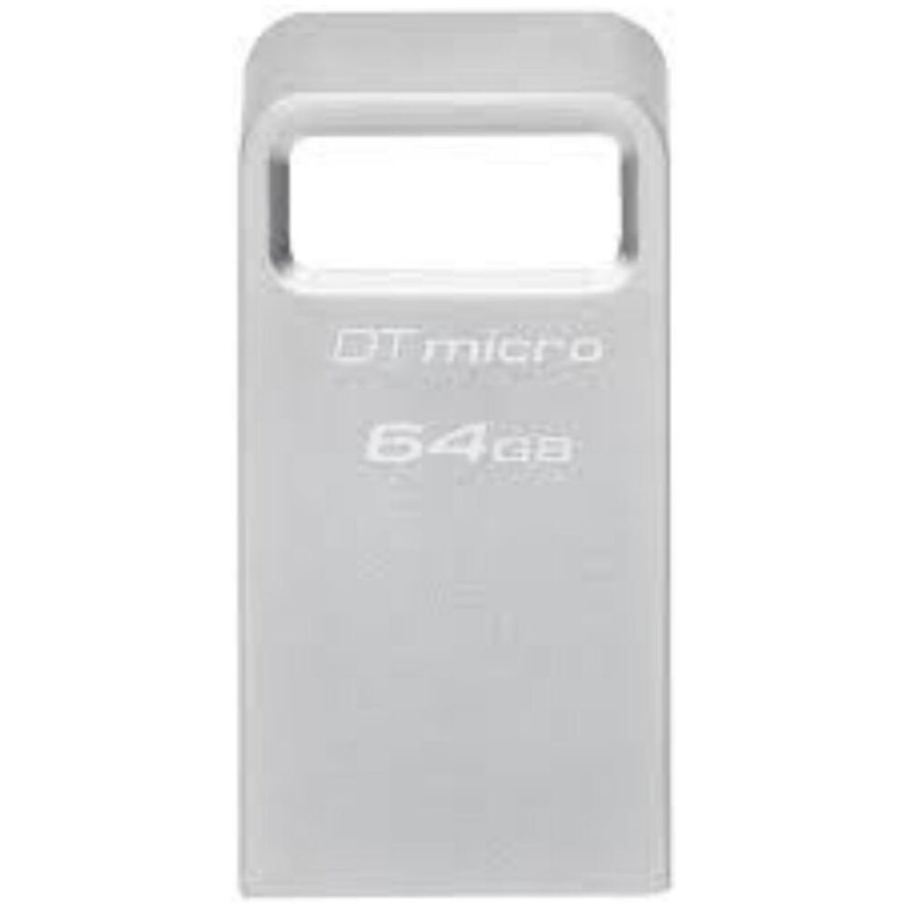 Kingston DataTraveler Micro Gen2 64GB USB 3.2 Stick Silver (DTMC3G2/64GB) (KINDTMC3G2-64GB)