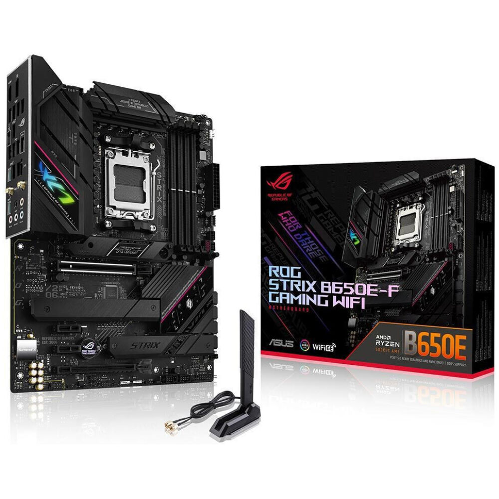 Asus ROG Strix B650E-F Gaming Wi-Fi Motherboard ATX με AMD AM5 Socket (90MB1BQ0-M0EAY0) (ASU90MB1BQ0-M0EAY0)