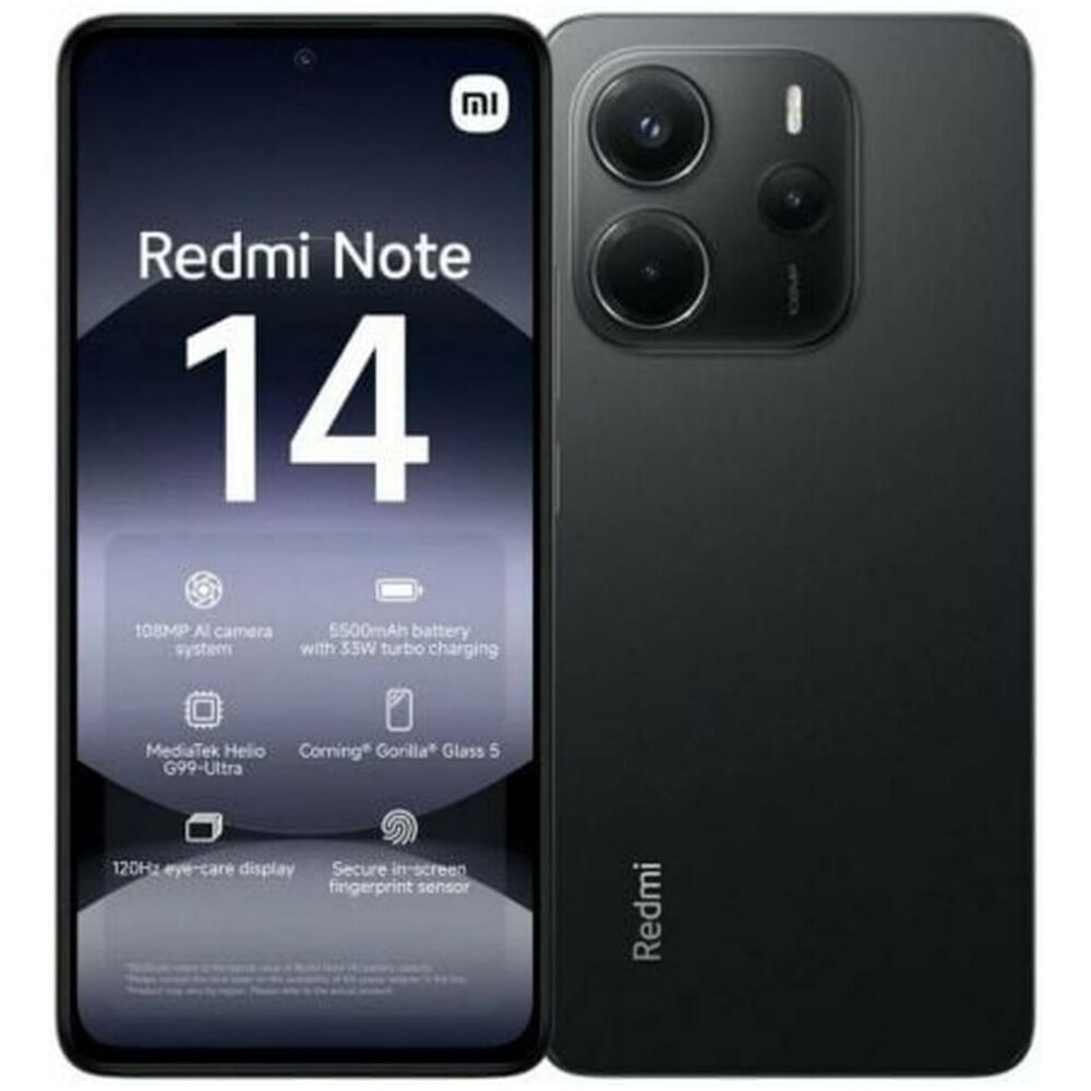 Xiaomi Redmi Note 14 4G NFC 8GB RAM 256GB Black (XIAMZB0IKVEU) (MZB0IKVEU)