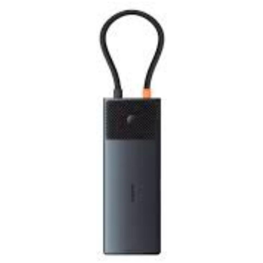 Baseus Metal Gleam Series USB-C Docking Station με HDMI/DisplayPort 4K PD Ethernet και σύνδεση 3 Οθονών Γκρι (B00061801123-00) (BASB00061801123-00)