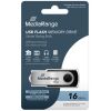 MediaRange USB 2.0 Flash Drive 16GB (Black/Silver) (MR910)